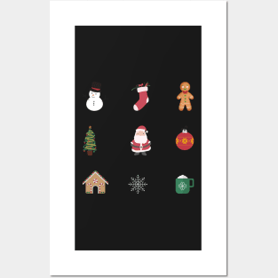 Cute Christmas Sticker Pack Posters and Art